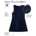 thumbnail image 2 of Beverly Hills Polo Club Girls' School Uniform Dress - 2 Pack Sleeveless Pleated Khaki Jumper Dress (4-16), 2 of 5