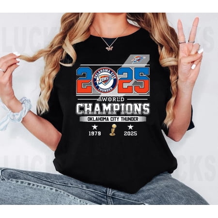 SALE - Oklahoma City O.K.C Thun.der N.BA CHAMPIONS 2025 Shirt