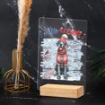 thumbnail image 4 of Hello Winter Great Dane Smiling in Red Scarf Hat Welcome Christmas Acrylic Plaque Sign Ashwood Base Danes Dog Lover Gifts Home Desk Decor - 00017, 4 of 5