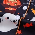 thumbnail image 7 of Hpapadks Halloween Womens Pajamas Satin Silk Graphic Button Down Short Sleeve Shirts and Shorts 2 Piece Sleepwear Comfy Pjs Sets for Women Black, 7 of 7
