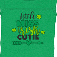 thumbnail image 4 of Inktastic Little Miss Irish Cutie with Shamrocks and Arrow Girls Baby Bodysuit, 4 of 5