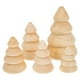 thumbnail image 2 of 5pcs Diseño de árbol de Navidad adorno decoración de árbol de navidad de artesanía de madera única, 2 of 7