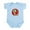 Sky Blue, variant on - Noel Turtle Infant Bodysuit - Baby Light Bodysuit, Size Newborn - 24 Months