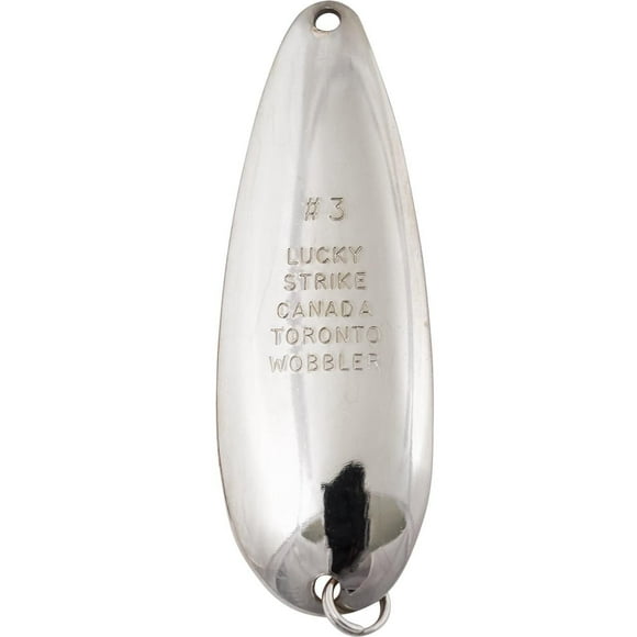 Lucky Strike X-188300-33 Cuillère Wobbler Toronto, 3", nickel/cuivre Le choix le plus populaire