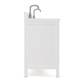 thumbnail image 4 of ARIEL Cambridge 73 Inch Double Rectangle Sink Vanity With White Quartz Countertop In White, 4 of 7