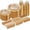 Gold Glitter 100 Guests, variant on 300 Piece Gold Glitter Disposable Plates for 50 Guests, Plastic Plates for Party, Wedding, Dinnerware Set of 50 Dinner Plates, 50 Salad Plates, 50 Spoons, 50 Forks, 50 Knives, 50 Cups