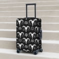 thumbnail image 5 of Travel Luggage Cover Protector - Gothic Cool Goat Skull Anti-Scratch Suitcase Covers Fits 18-32 Inch Luggage, 5 of 5