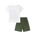 thumbnail image 3 of HWJAD Toddler Baby Boy Clothes Kids 2-7 Years Summer Outfits Cotton Crocodile Print Tees T-shirt + Shorts 2-Pieces Little Boys Dinosaur Set, 3 of 11