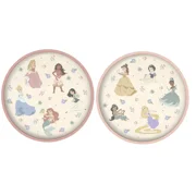 2pk 8" Princess Melamine Bamboo Plates