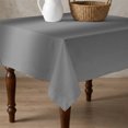 thumbnail image 4 of Grey Ombre Table Cloth Waterproof Tablecloths, Farmhouse Gray Gradient Modern Art Tablecloth Dining Table Cover for Kitchen Party Tabletop Outdoor, Square Tablecloth 54x54 Inch, 4 of 9