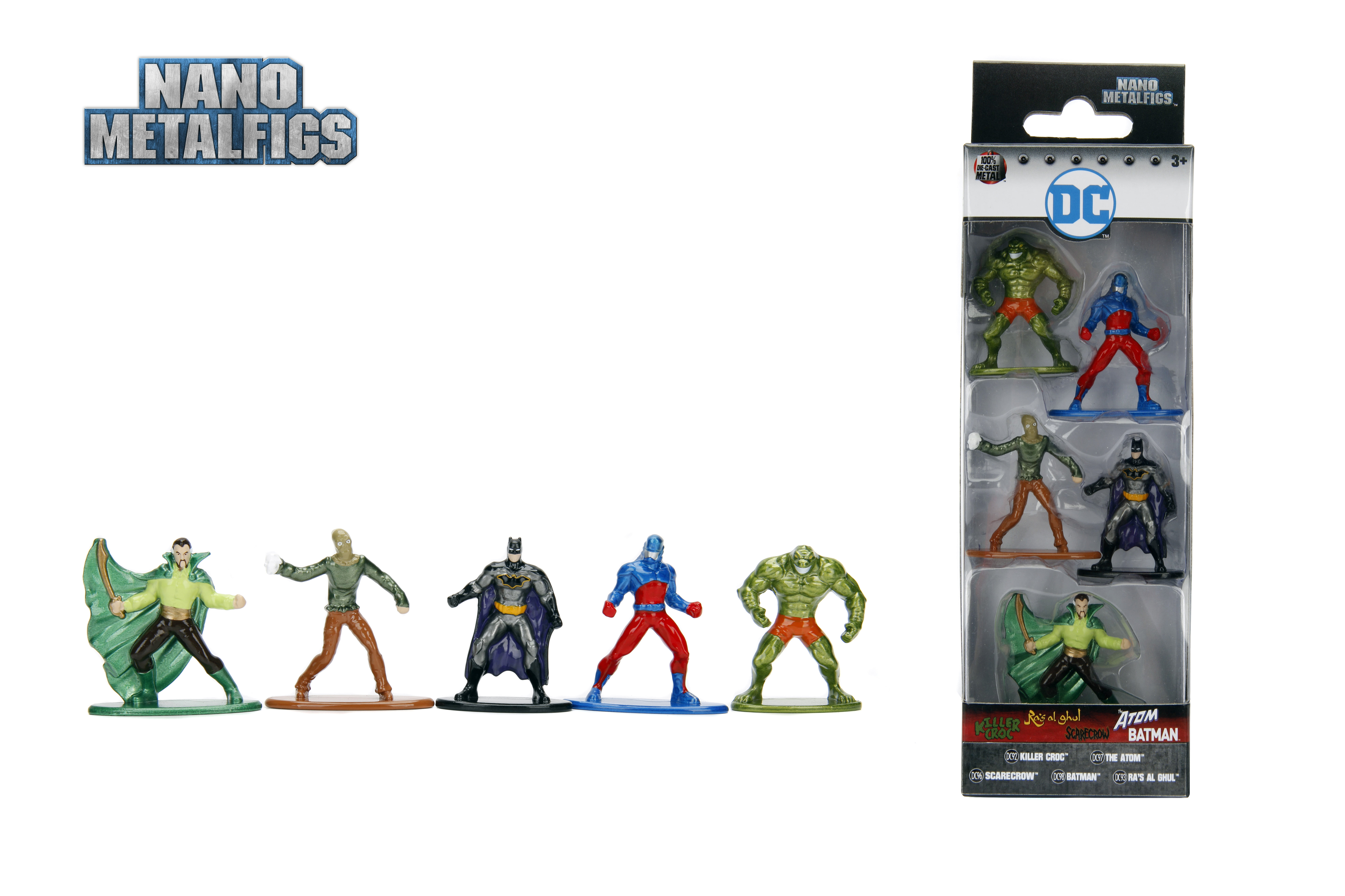 DC Jada Nano Metalfigs 10 Pack Collectors Set 3 Exclusive Figs New Age 3 New 