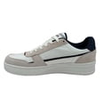 thumbnail image 3 of Reebok Court Chaos Mens Classic Style Sneakers Size 10.5 White/Navy Suede Leather, 3 of 7