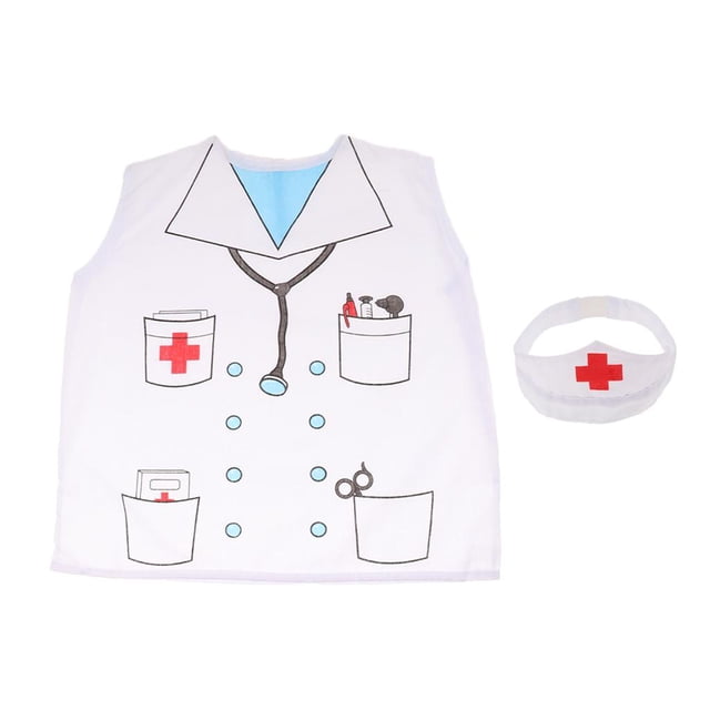 Accesorios para representaciones de jardín de infancia: disfraces de médico infantil. Doctor