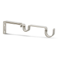 thumbnail image 2 of Bouclair Brushed Nickel Double Brackets, 2 of 2