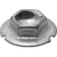 thumbnail image 1 of AMZ Clips And Fasteners Thread Cutting Nut 6mm Std Size 18mm Wshr Dia., 1 of 3