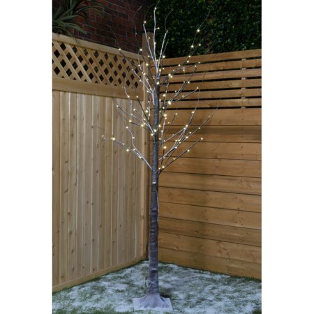 8-Function Black Tree - 120 Warm White Leds