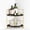 Gold & Black, variant on SENYUM Upgrade 2-Tier Corner Bathroom Counter Organizer, Vanity Tray, Plastic Bathroom Organizer Countertop for Skincare, Perfume, Makeup, Tool-Free Assembly, Small Bathroom Corner Tray Shelf