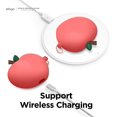 thumbnail image 3 of IBAOLEA Peach Case Compatible with IBAOLEA AirPods Pro Case, 3D Cute Design Case Cover with Keychain, Supports Wireless Charging (Peach) [US Patent Registered] Red, 3 of 9