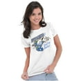 thumbnail image 4 of Wyoming WY Hiking Mountains Smurfs Women's T Shirt Ladies Tee Brisco Brands S, 4 of 5