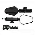 thumbnail image 1 of Universal Motorcycle Mirrors Angle Adjustable Folding Handlebar Side Mirror Compatible With Adventure Dirt Street Bike ATV Quad Snowmobile Scooter Moped, 1 of 8