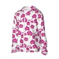 thumbnail image 2 of Balery Orchids Flowers Men's Women's UPF 50+ Sun Protection Lightweight Hoodie Performance Long Sleeve Shirt for Fishing Running-, 2 of 9