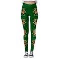 thumbnail image 3 of WILLBEST Leggings con Estampado de Renos Navideños para Mujer, Pantalones de Yoga de Cintura Alta, Mallas Deportivas Festivas, Cómodas Y Elásticas, Ropa Deportiva para Las Fiestas. Chica, 3 of 4