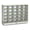 Gray/Key Lime, variant on 25 Cubbie-Tray Mobile Storage - without Trays - Key Lime Green