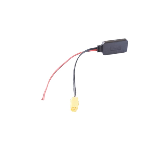 Kenally Cable de audio Compatible con Bluetooth Adaptador auxiliar de radio para automóvil Audios de música Conector de llamada telefónica Paneles de instrumentos para automóviles