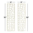 thumbnail image 4 of DecMode Silver Aluminum Metal Cutouts Abstract Wall Decor (2 Count), 4 of 13