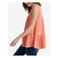 thumbnail image 3 of LUCKY BRAND Womens Coral Sleeveless V Neck Tank Top  Size: M, 3 of 4