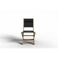 thumbnail image 2 of Lucas Teak Outdoor Folding Chair in Black, 2 of 5
