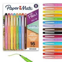 Paper Mate Flair Scented Felt Tip Pens, Assorted Sunday Brunch Scents and Colors, 0.7mm, 16 Count