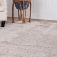 thumbnail image 6 of 5' X 8' Beige Shag Stain Resistant Area Rug, 6 of 10