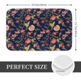 thumbnail image 2 of Sikiie Flower Print Flannel Anti-slip Floor Mat 16x24in, Thickened Dustproof Entrance Door Mat Floor Mat for Kitchen, Bathroom, Laundry Room, 2 of 7