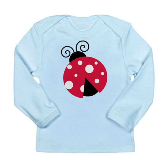 CafePress - Large Ladybug Long Sleeve T Shirt - Long Sleeve Infant T-Shirt