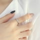 thumbnail image 4 of Anillos para mujer, regalos para mujer, anillo de doble capa con diamantes en forma de corazón, anillos de compromiso para boda, compromiso, boda, cumpleaños, día de San Valentín, joyas, regalos, un a, 4 of 5
