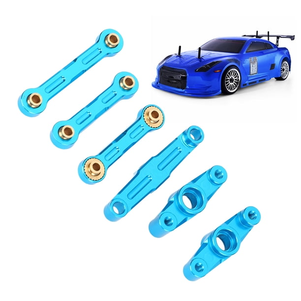Varilla De Dirección Del Automóvil RC, Brazo De Enlace De Remolque Con Material De aleación Para El Automóvil TAMIYA TT02 RC, Piezas De Actualización De La Dirección De
