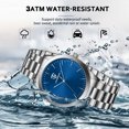 thumbnail image 4 of Bomieux Mens Watch, Classic Minimalist Men's Quartz Watch Waterproof Watch with Stainless Steel Band Business Dress Men's Watch-Best Gift for Men, 4 of 9