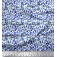 thumbnail image 1 of Soimoi Poly Georgette Fabric Watercolor Flower Shirting Print Fabric by The Yard 42 Inch Wide, 1 of 1