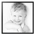 thumbnail image 2 of ArtToFrames 24" x 24" Satin Black Short Picture Frame, 24x24 inch Black Wood Poster Frame (WOM-1416), 5 Pack, 2 of 7
