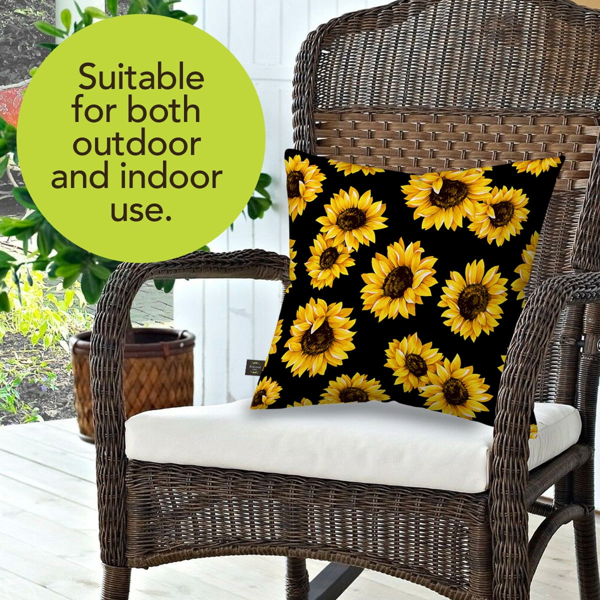 Briarwood Lane Summer Indoor/Outdoor Pillow 17x17 Sunflowers For Summer Pillow