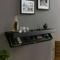 thumbnail image 7 of Magicflap Designer Shelf with Secret Compartment Floating Shelf with Hidden Compartment Wall-Mounted Storage Rack Concealed Floating Wallboard for Living Room or office, 7 of 7