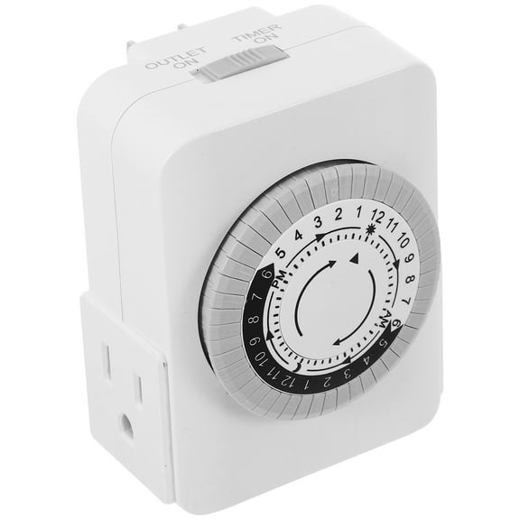 unbranded Convenient Repeating Timer Switch Pool Timer Outdoors Wall Timer Switch Wall Timer For Electrical Outlets Daily Timer Switch Timer(US Plug)