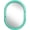 Blue, variant on Oval Wood Framed Wall Mirror Creative Bathroom Wall Mounted Mirror Decor Bagel Shaped Mirror for Bathroon Bedroom