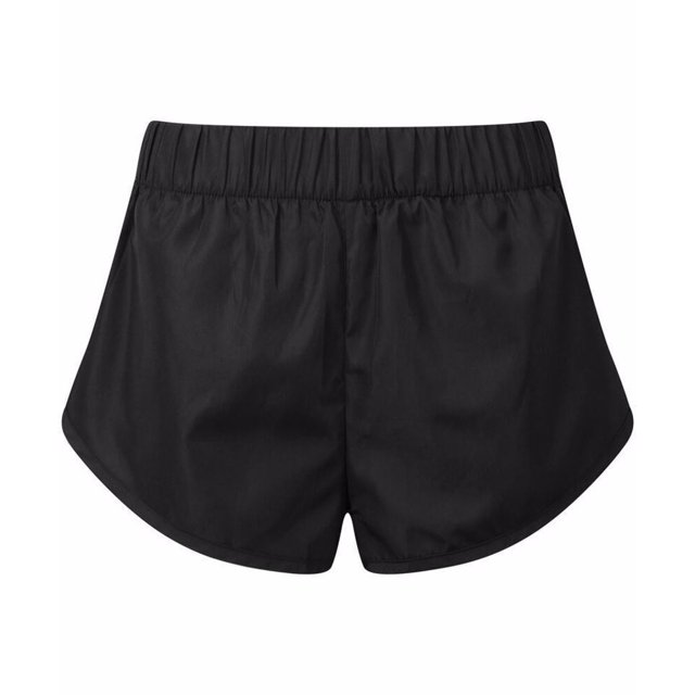 TriDri - Pantalones Cortos Corriendo para Mujer (Negro)