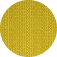thumbnail image 1 of Ahgly Company Indoor Round Abstract Yellow Contemporary Area Rugs, 7' Round, 1 of 4