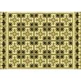 thumbnail image 1 of Ahgly Company Indoor Rectangle Patterned Mustard Yellow Area Rugs, 8' x 10', 1 of 6