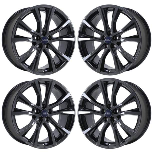 Ford Explorer 16 19 Pvd Black Chrome Factory Oem Wheels Rims Not Replicas H Walmart Com Walmart Com
