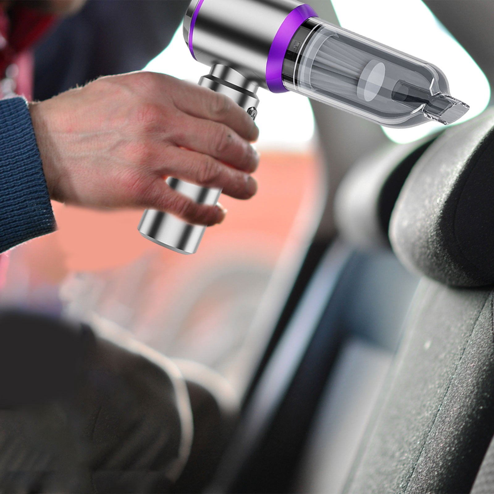 Car Vacuum Cleaner with Brushless High Power Handheld Blowing and Suction in One: a Powerful Dust Removal and Cleaning Tool for Both Home and Car Use