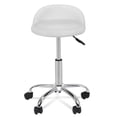 thumbnail image 5 of SSyao 2X Hydraulic Rolling Swivel Stool Spa Salon Chair w/Back Rest Saddle White, 5 of 11